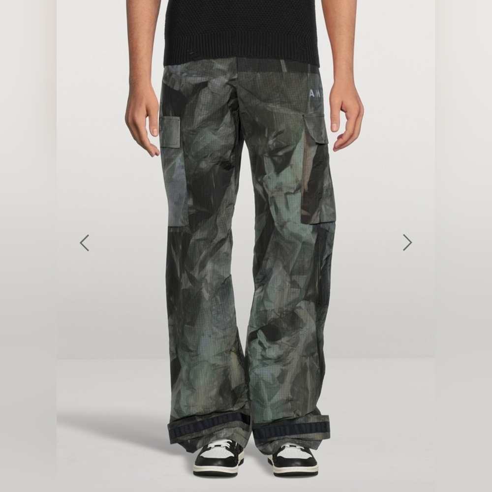 AMIRI Green Camouflage Cargo Pants - Picture 6 of 16